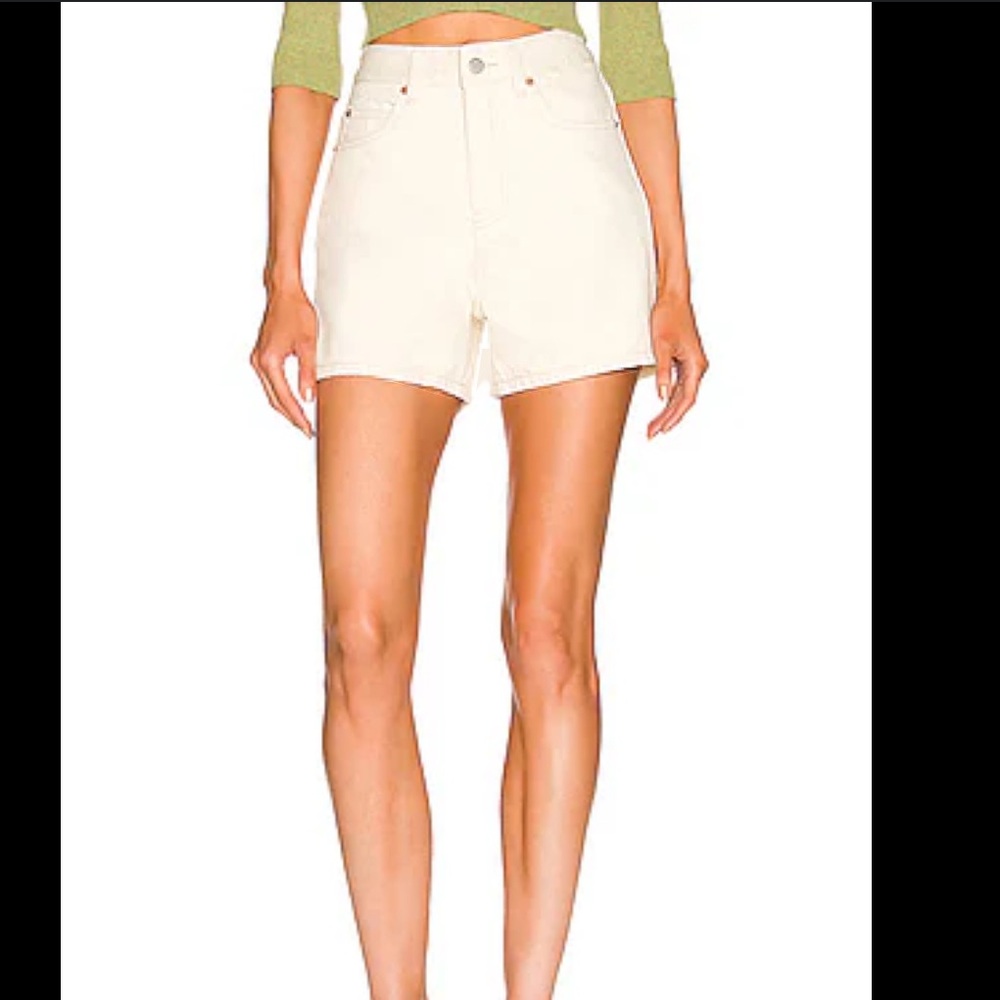 WeWoreWhat white denim shorts, size 27